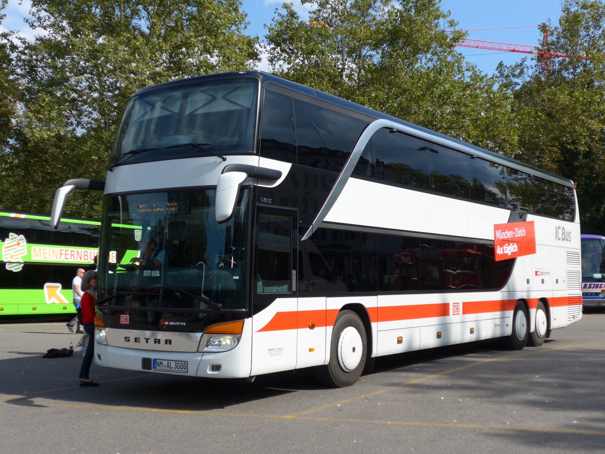 (154'359) - Aus Deutschland: Arzt, Neumarkt - NM-AL 3000 - Setra am 21. August 2014 in Zrich, Sihlquai