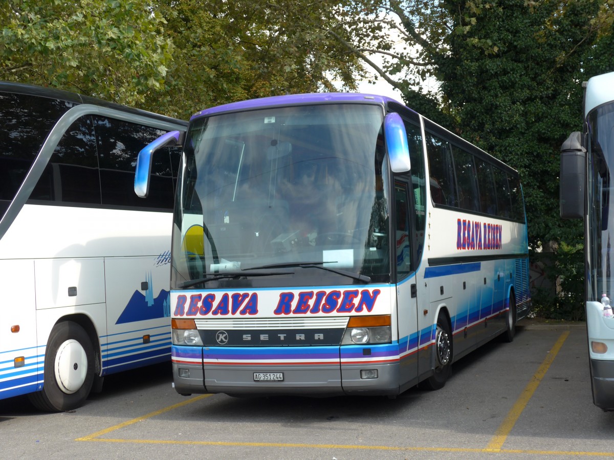 (154'362) - Resava, Neuenhof - AG 351'244 - Setra am 21. August 2014 in Zrich, Sihlquai