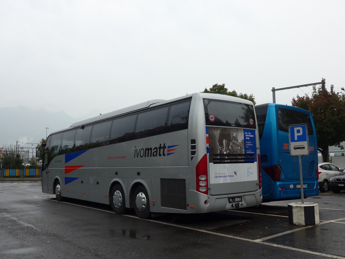 (155'420) - Aus Liechtenstein: Matt, Mauren - Nr. 3/FL 28'503 - Volvo am 30. September 2014 in Thun, Seestrasse