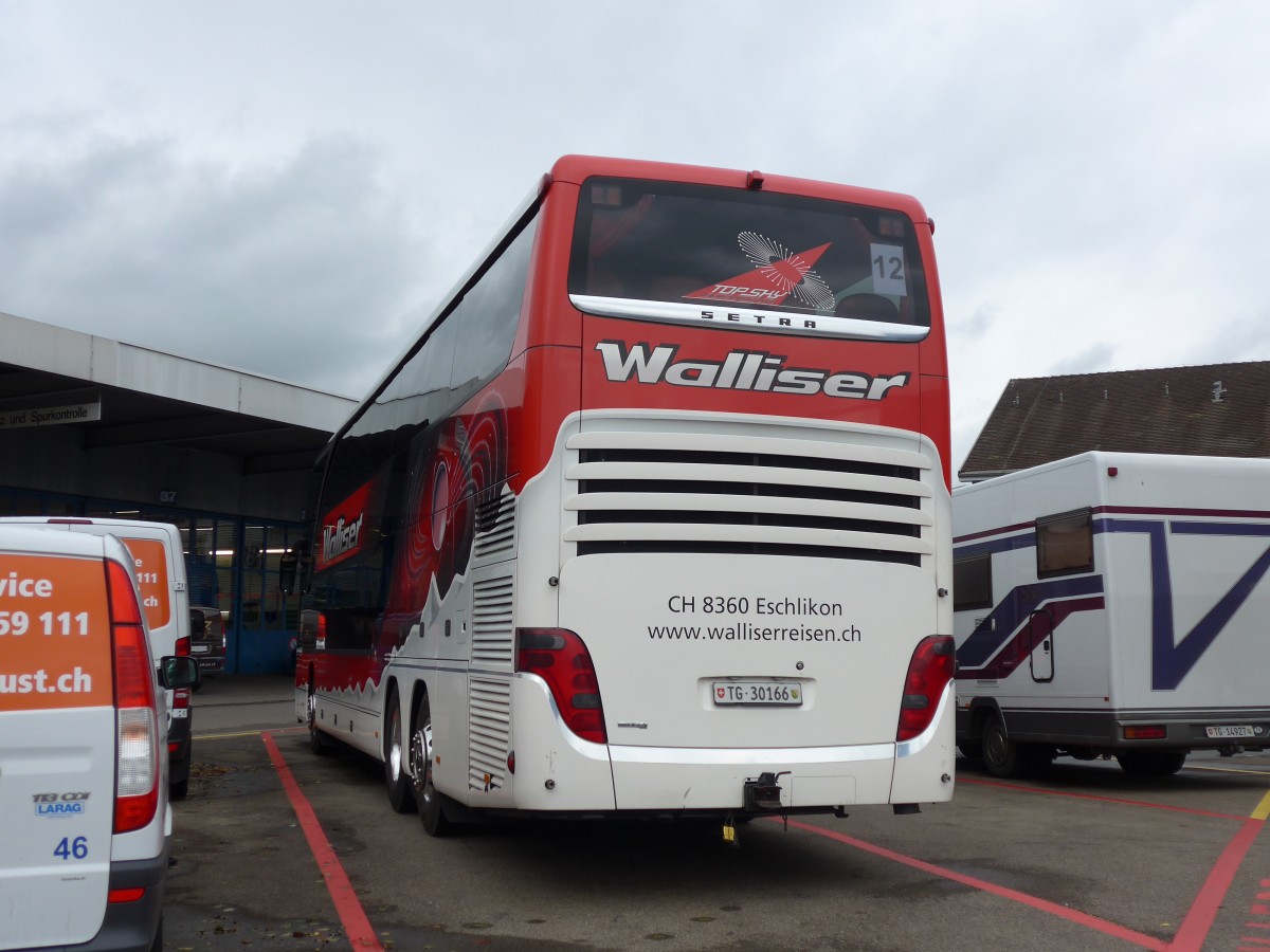 (155'910) - Walliser, Eschlikon - Nr. 12/TG 30'166 - Setra am 22. Oktober 2014 in Wil, Larag