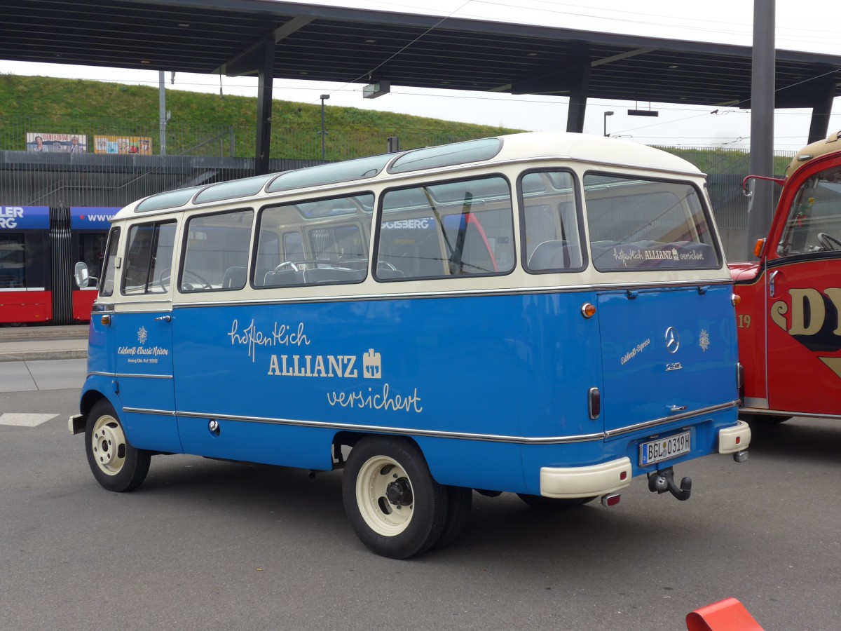 (156'099) - Aus Deutschland: Edelweiss, Ainring - BGL-O 319H - Mercedes am 26. Oktober 2014 in Bern, Gilberte-de-Courgenay-Platz