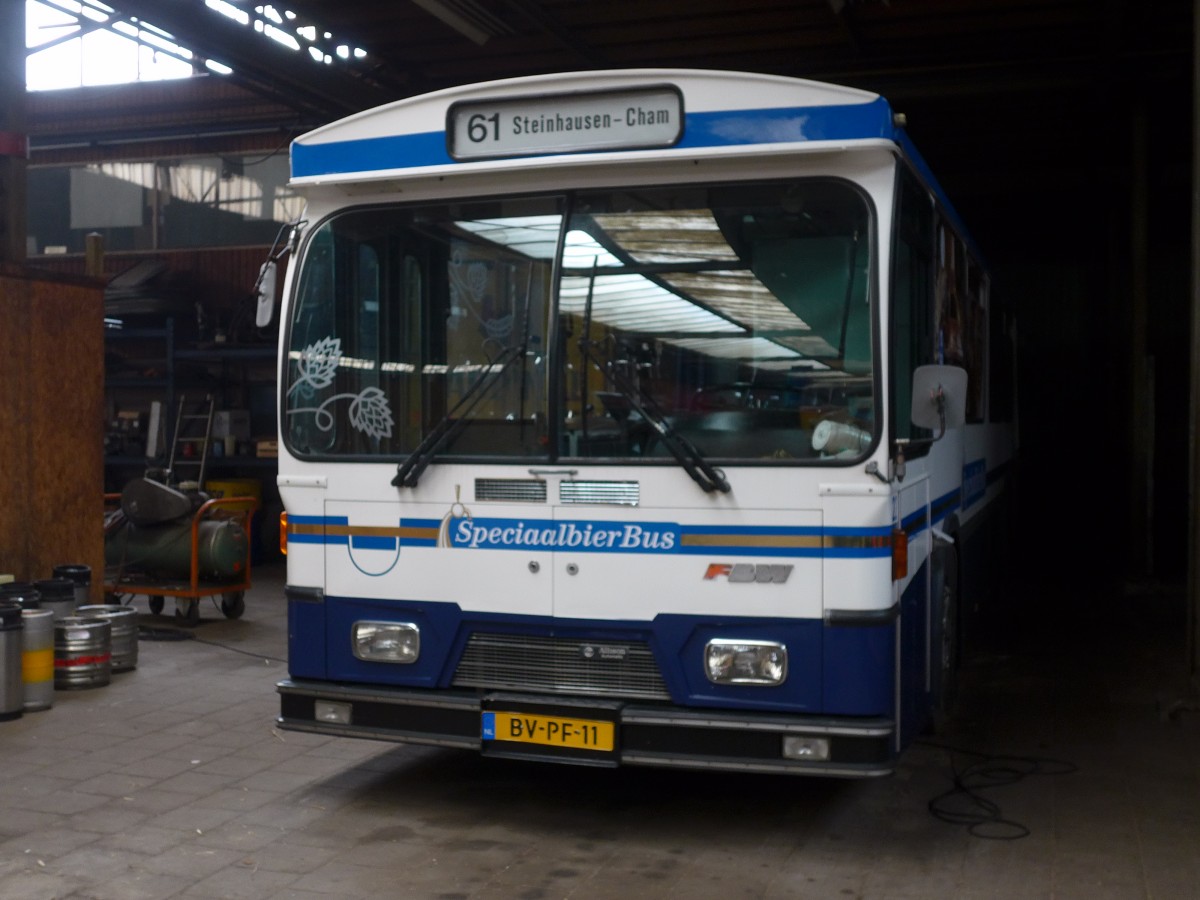 (156'931) - FRAM Drachten - Nr. 22/BV-PF-11 - FBW/Hess (ex ZVB Zug Nr. 39) am 20. November 2014 in Drachten, Autobusmuseum