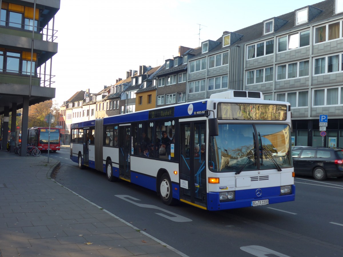 (157'235) - Taeter, Aachen - AC-TA 1100 - Mercedes am 21. November 2014 beim Hauptbahnhof Aachen