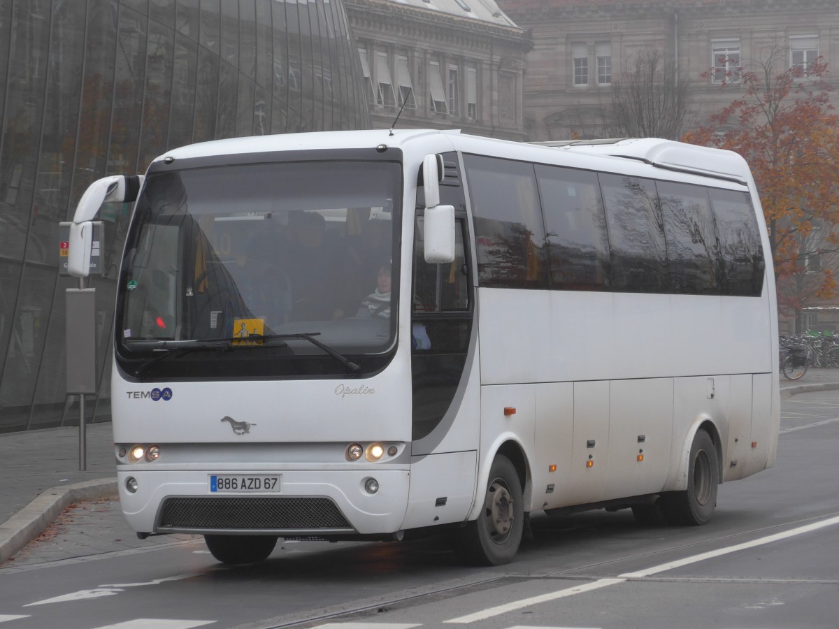 (157'463) - Josy, Strasbourg - 886 AZD 67 - Temsa am 23. November 2014 beim Hauptbahnhof Strasbourg