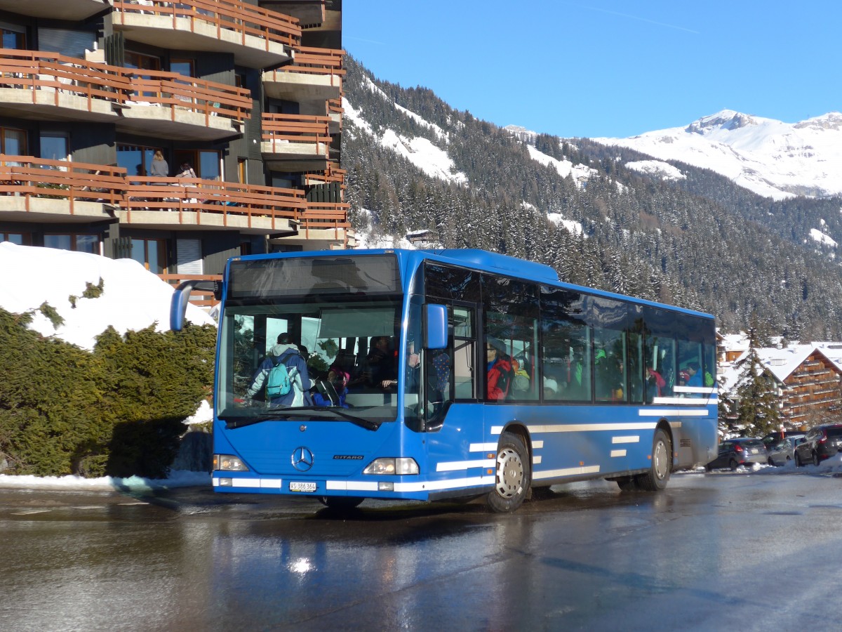 (158'072) - Buchard, Leytron - VS 386'364 - Mercedes (ex AFA Adelboden Nr. 91; ex AFA Adelboden Nr. 2) am 1. Januar 2015 in Anzre, Tlcabine