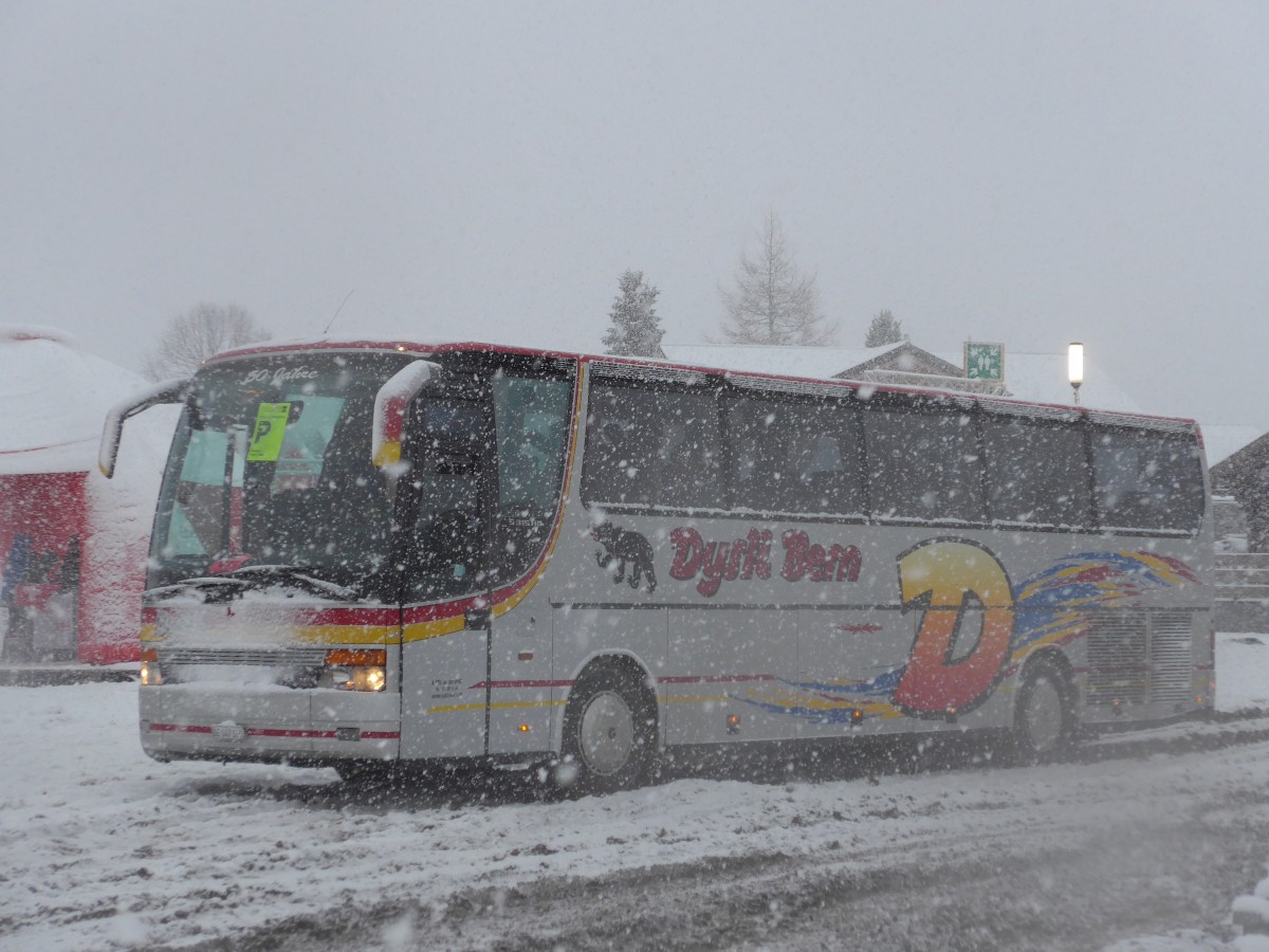 (158'265) - Dysli, Bern - Nr. 25/BE 147'160 - Setra (ex Nvermann, D-Mettmann) am 11. Januar 2015 in Adelboden, Weltcup