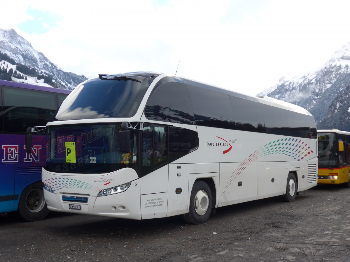 (158'354) - ASm Langenthal - Nr. 8/BE 659'683 - am 11. Januar 2015 in Frutigen, Flugplatz