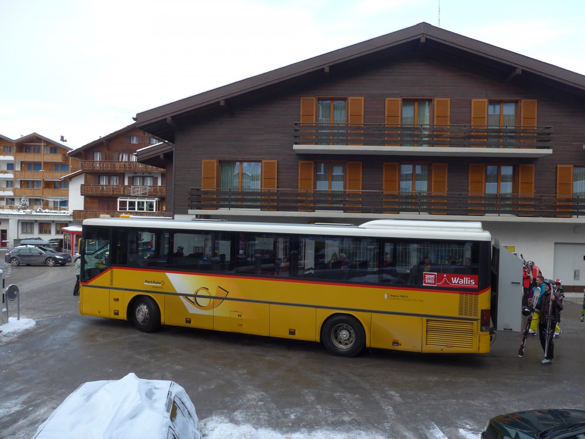 (158'436) - Zerzuben, Visp-Eyholz - Nr. 62/VS 99'500 - Setra am 18. Januar 2015 in Grchen, Post