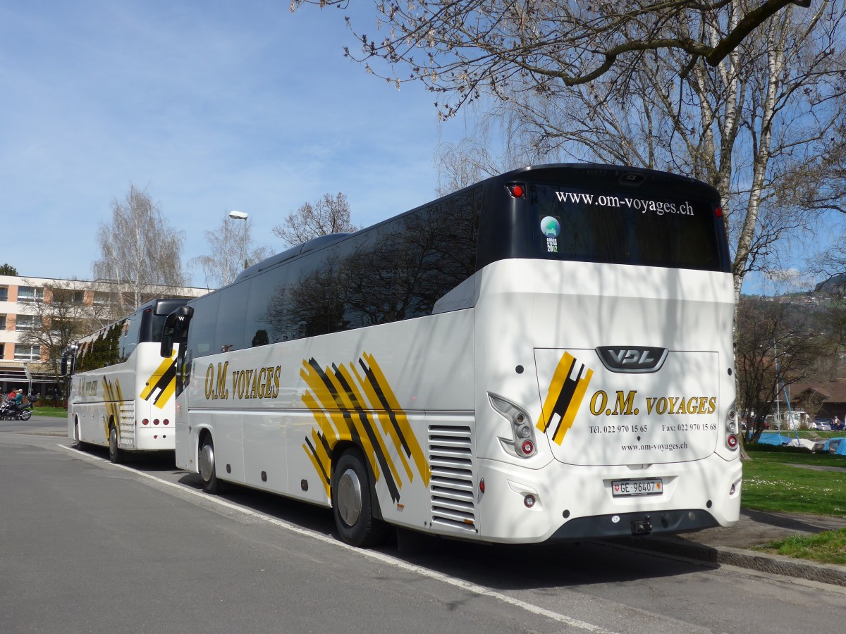 (159'925) - O.M. Voyages - GE 96'407 - VDL am 12. April 2015 in Thun, Lachen