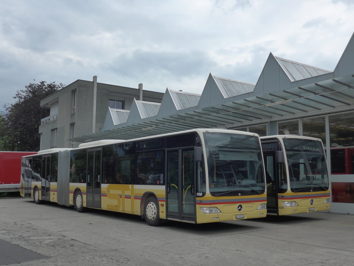 (160'962) - STI Thun - Nr. 136/BE 801'136 - Mercedes am 24. Mai 2015 in Thun, Garage