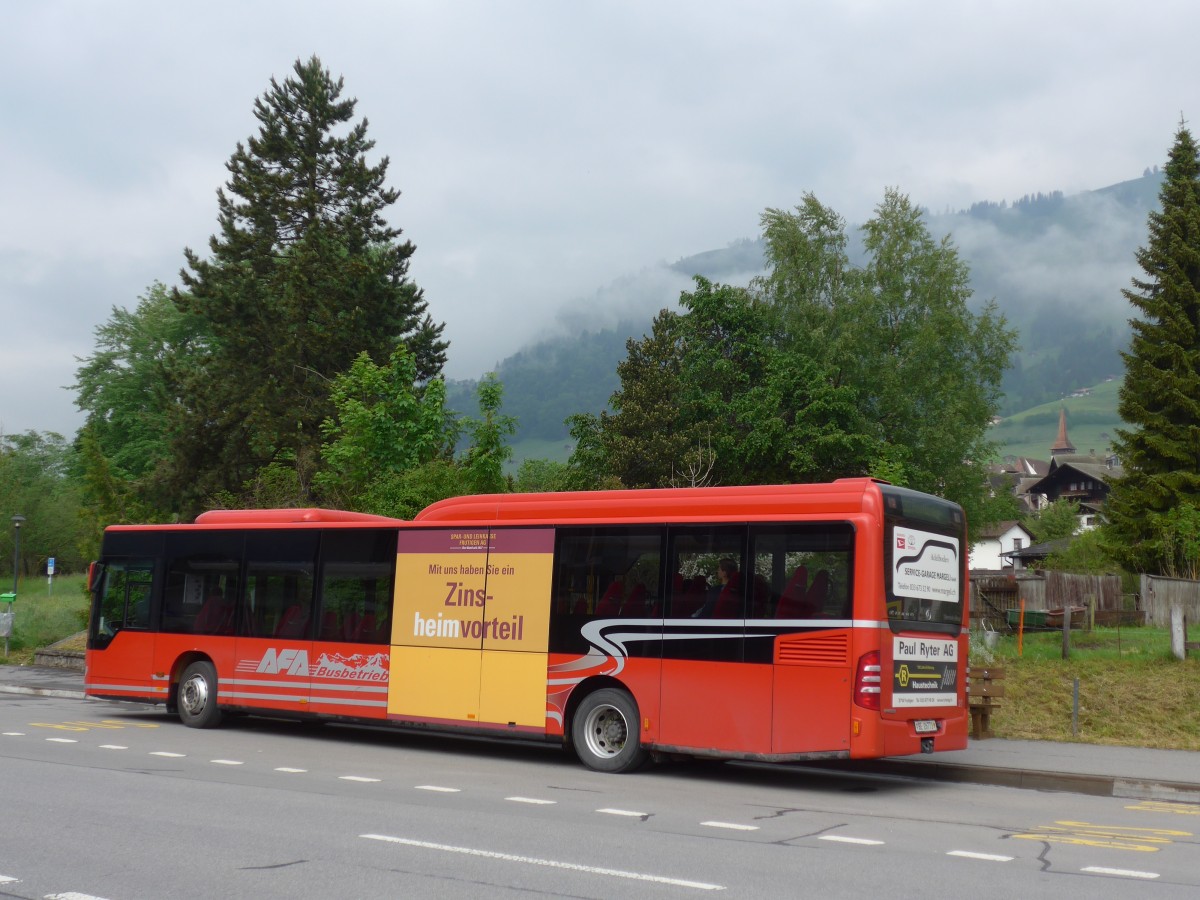 (161'062) - AFA Adelboden - Nr. 27/BE 26'773 - Mercedes am 27. Mai 2015 beim Bahnhof Frutigen