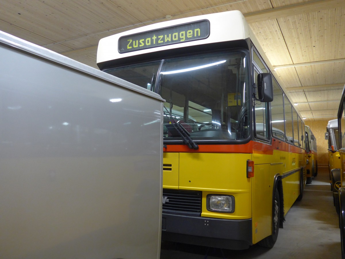 (161'549) - PostAuto Graubnden - (GR 102'340) - NAW/Hess (ex P 24'456) am 30. Mai 2015 in Mamishaus, Depot MfK (Teilaufnahme)