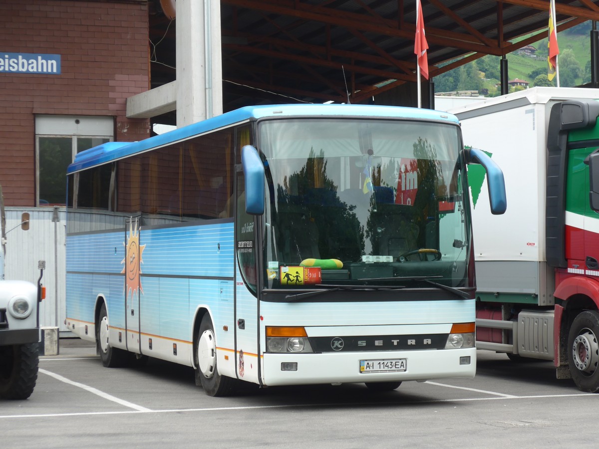 (162'182) - Aus der Ukraine: ??? - AI 1143 EA - Setra am 18. Juni 2015 in Thun, Grabengut