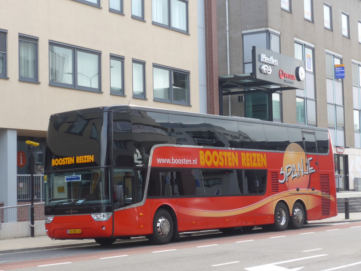 (162'672) - Boosten, Hoensbroek - 56-BBL-6 - Van Hool am 27. Juni 2015 in beim Bahnhof Heerlen