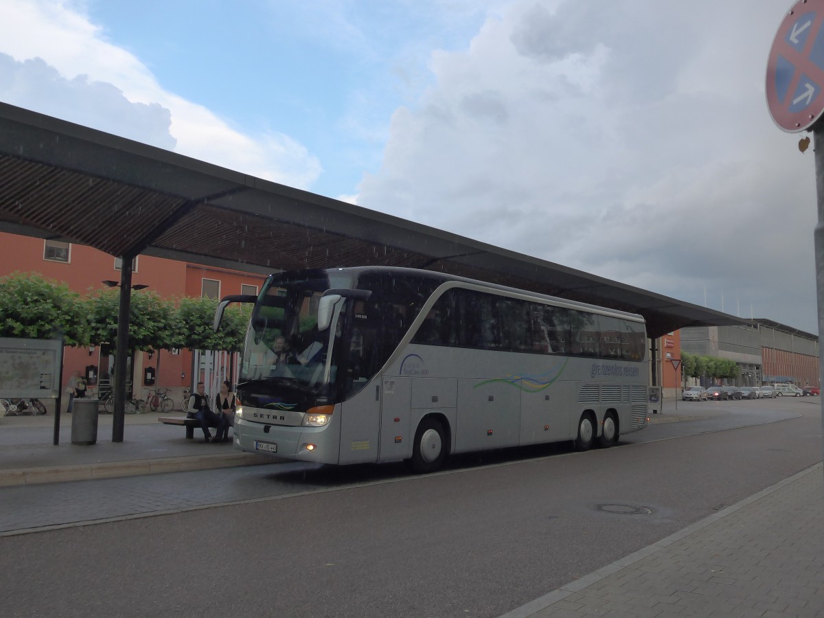 (162'755) - Grenzenlos reisen, Rodenbach - MKK-HD 440 - Setra am 27. Juni 2015 beim Bahnhof Ingoldstadt