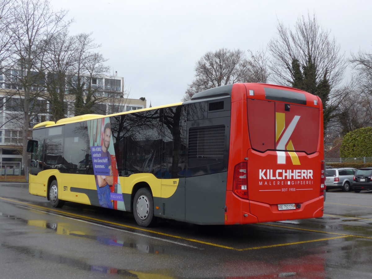 (162'873) - STI Thun - Nr. 175/BE 752'175 - Mercedes am 21. Dezember 2015 bei der Schifflndte Thun