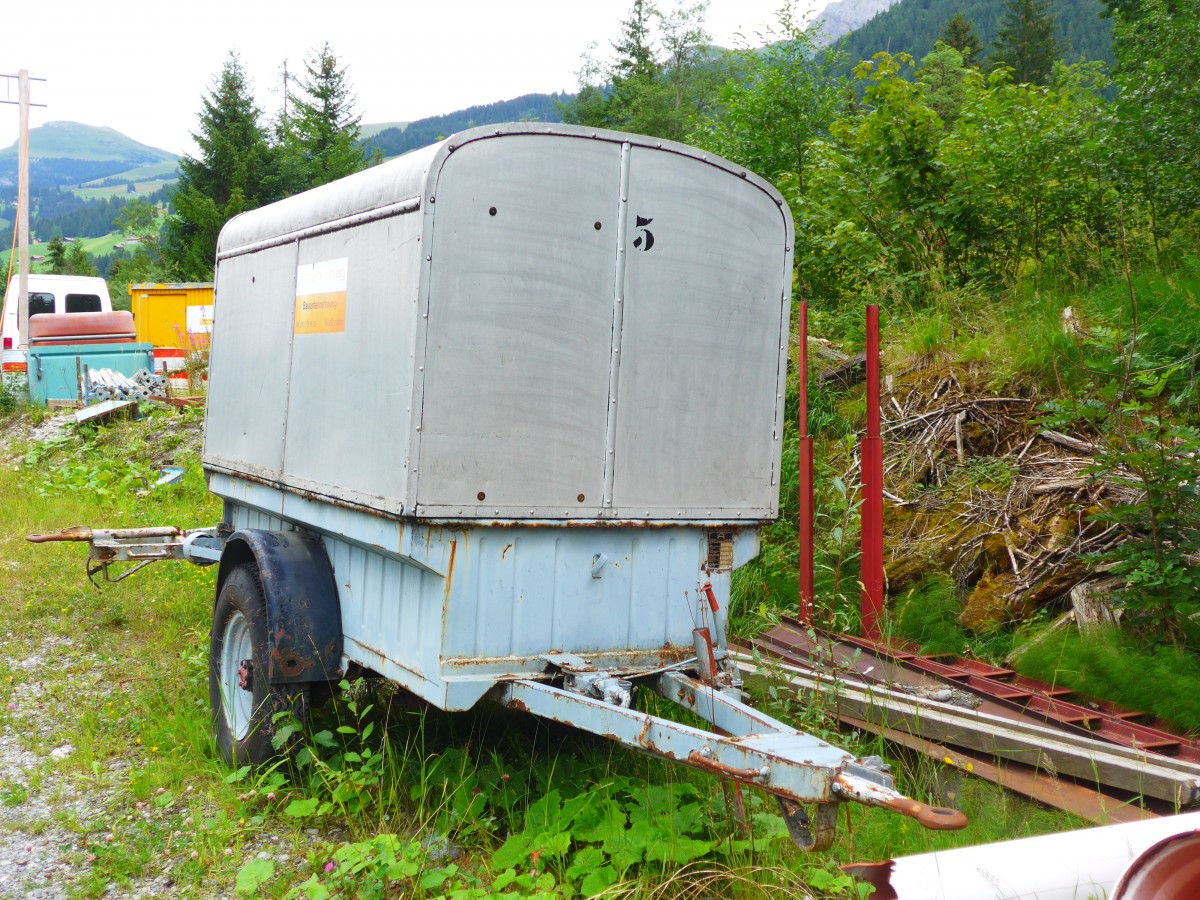 (163'161) - Pieren, Adelboden - Nr. 5 - Aebi Gepckanhnger (ex AFA Adelboden Nr. 5) am 26. Juli 2015 in Adelboden, Margeli