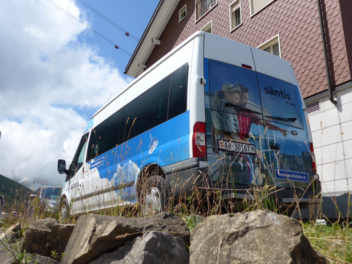 (163'248) - Sntis Schwebebahn Schwgalp, Urnsch - AR 30'167 - Ford am 2. August 2015 in Schwgalp, Sntis-Schwebebahn