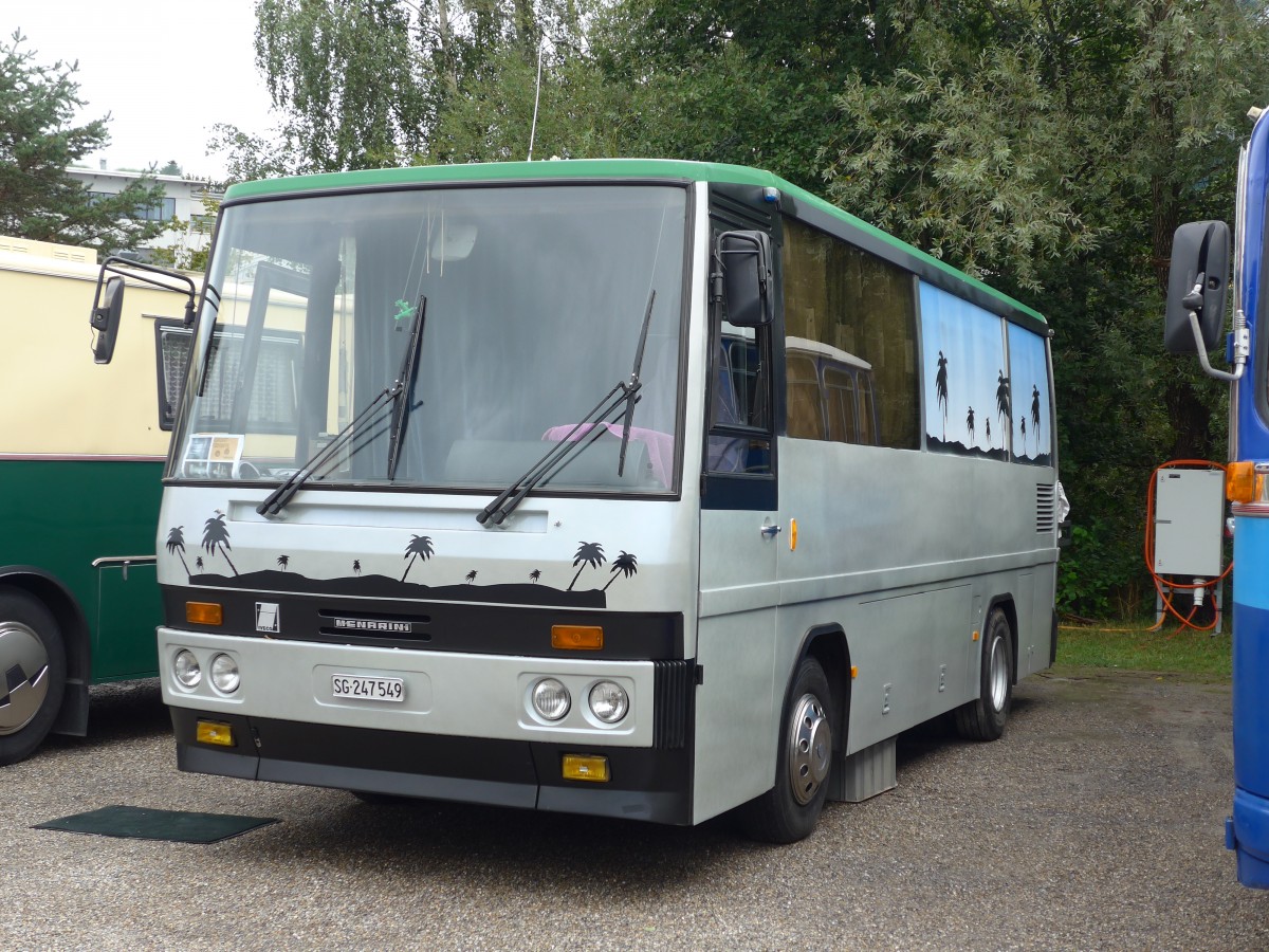 (163'523) - Aus der Schweiz: Schneider, Emenswil - SG 247'549 - Menarini-Iveco (ex Nr. 5) am 16. August 2015 in Schaan, Wohnbustreffen