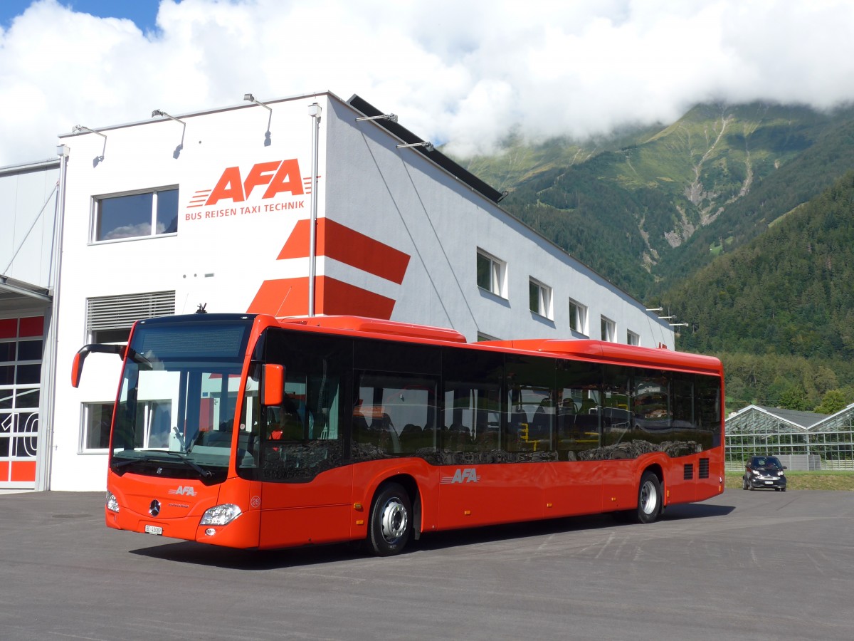 (163'669) - AFA Adelboden - Nr. 28/BE 43'089 - Mercedes am 20. August 2015 in Frutigen, Garage