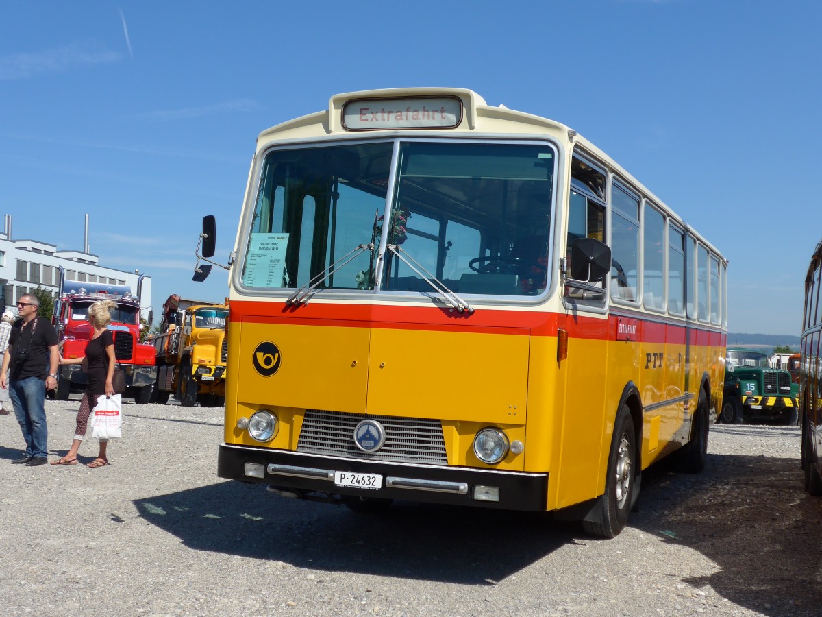 (164'005) - Zimmermann, Niederwangen -  P 24'632  - Saurer/Tscher (ex P 24'632) am 29. August 2015 in Oberkirch, CAMPUS Sursee