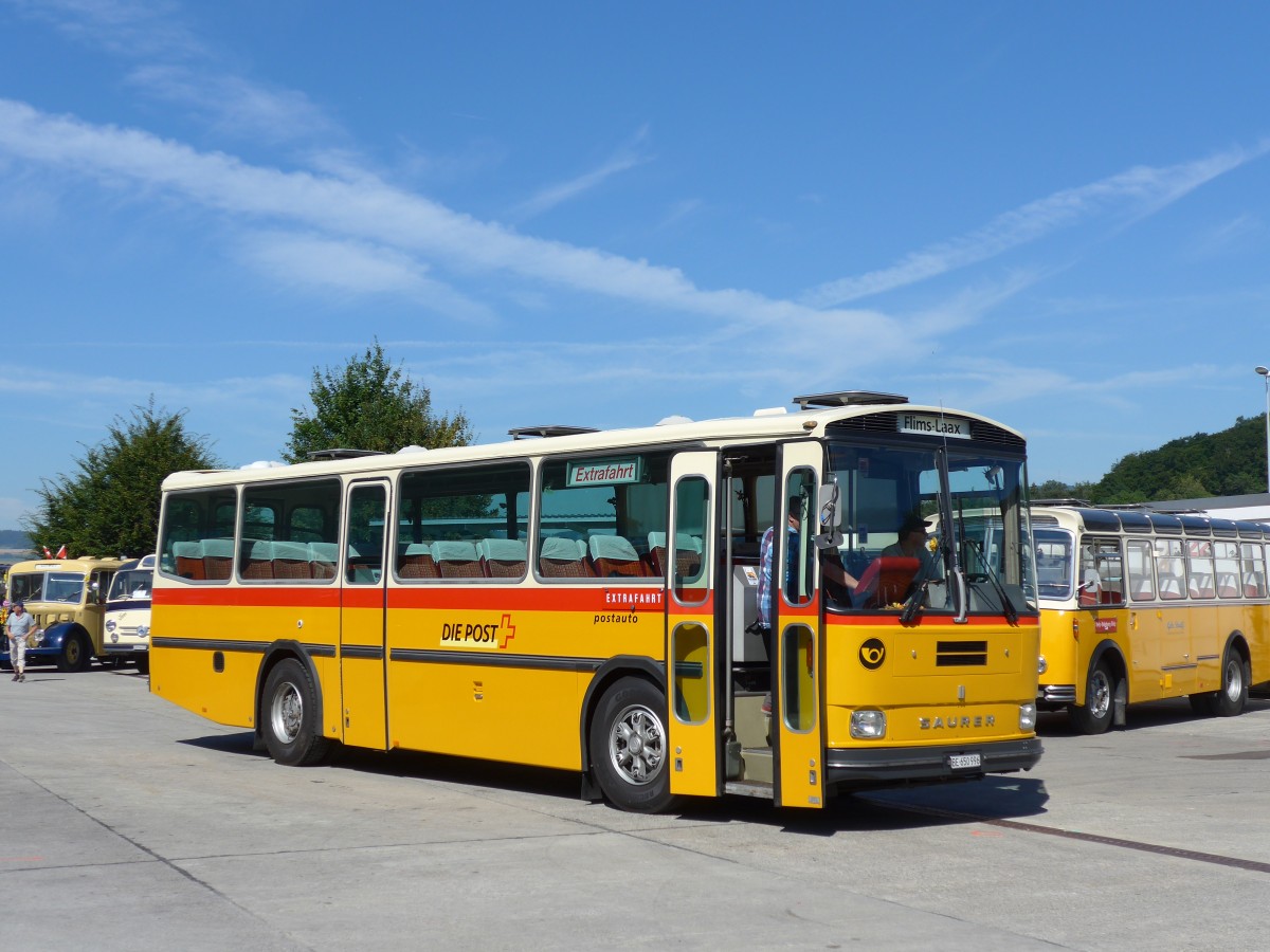 (164'220) - Kammermann, Spiez - BE 650'996 - Saurer/Hess (ex Flury, Balm; ex P 24'233) am 29. August 2015 in Oberkirch, CAMPUS Sursee