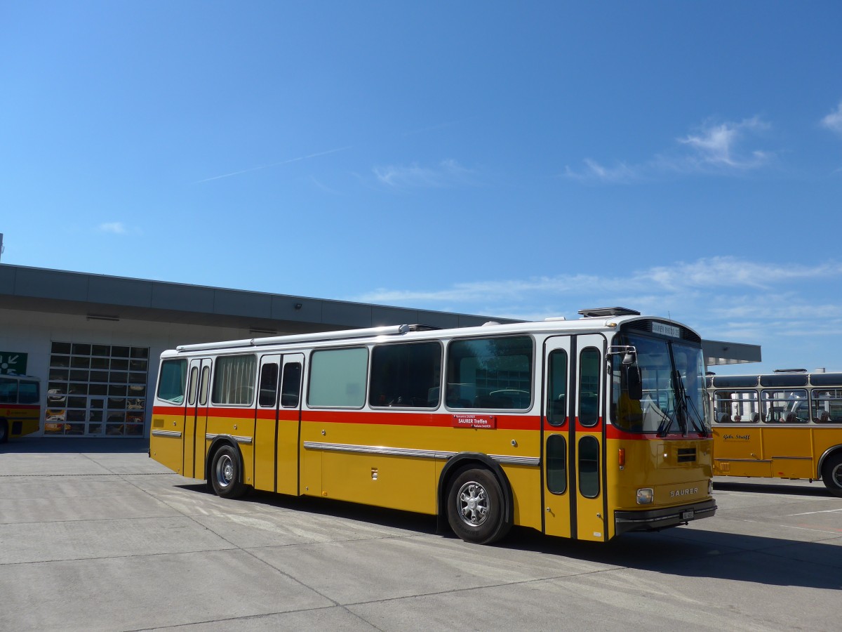 (164'237) - Gloor, Staufen - AG 6013 - Saurer/Hess (ex ALMAT, Tagelswangen; ex P 26'516) am 29. August 2015 in Oberkirch, CAMPUS Sursee