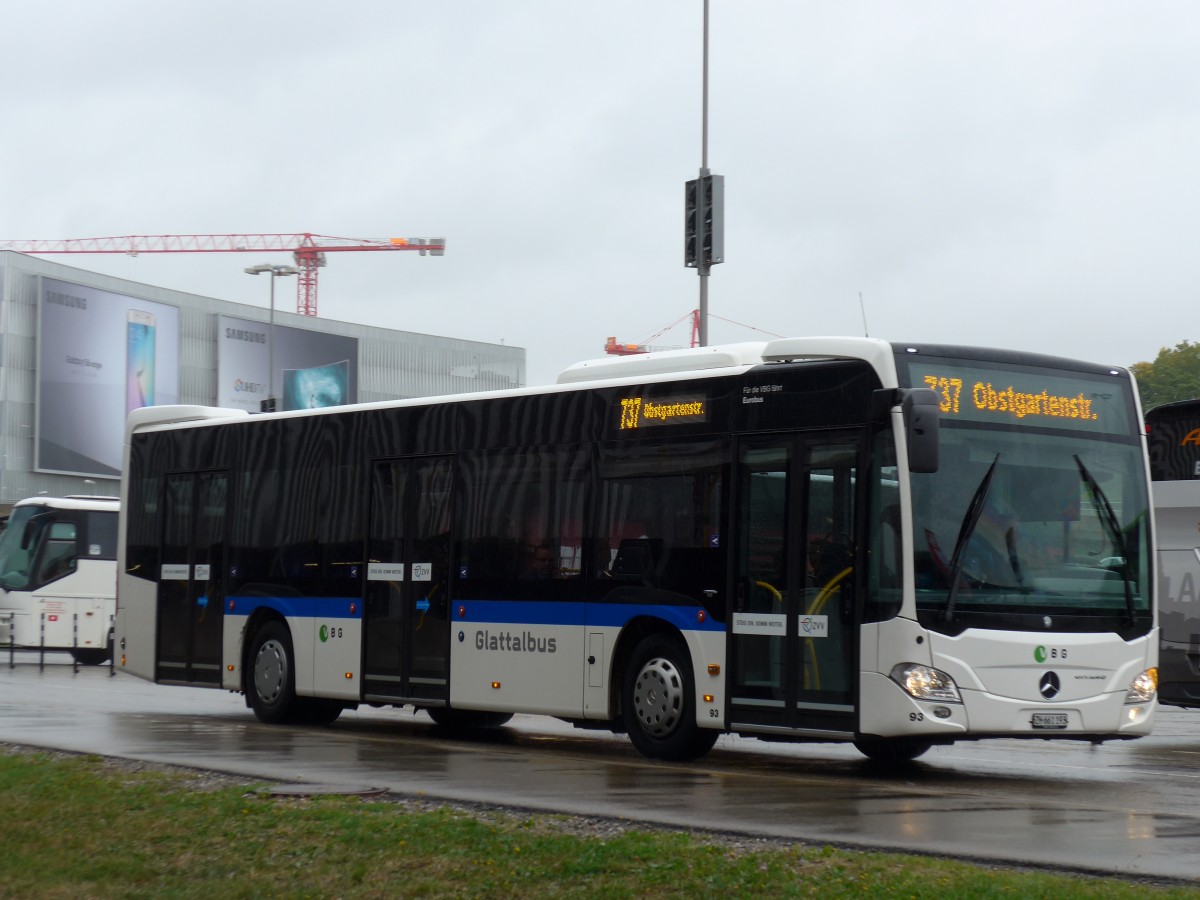 (165'014) - Welti-Furrer, Bassersdorf - Nr. 93/ZH 661'193 - Mercedes am 17. September 2015 in Zrich, Flughafen