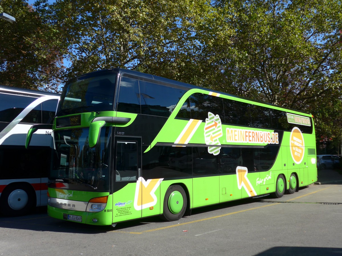 (165'443) - Aus Deutschland: Albus, Mnchen - Nr. M8049/M-EU 8049 - Setra am 19. September 2015 in Zrich, Sihlquai