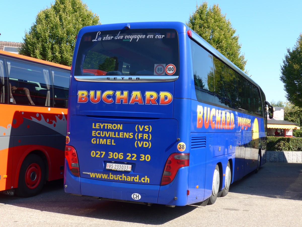 (165'483) - Aus der Schweiz: Buchard, Leytron - Nr. 38/VS 233'033 - Setra am 21. September 2015 in Rust, Europapark