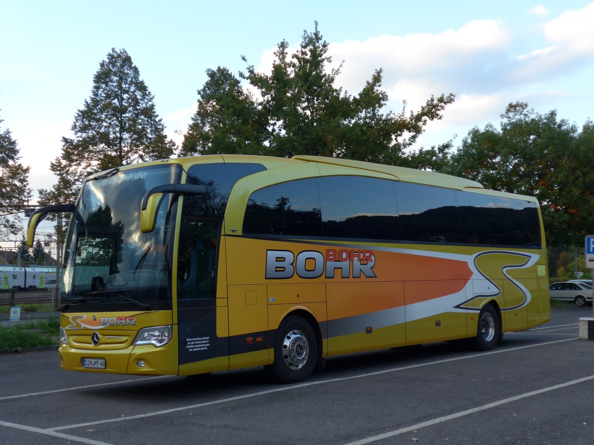 (165'927) - Aus Deutschland: Bohr, Lautzenhausen - SIM-MY 46 - Mercedes am 28. September 2015 in Thun, Seestrasse