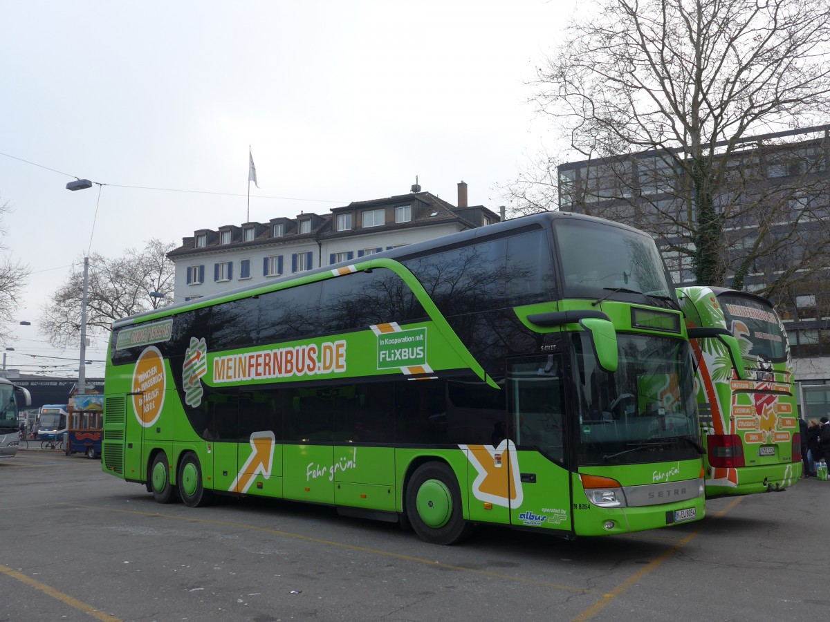 (167'672) - Aus Deutschland: Albus, Mnchen - Nr. M8054/M-EU 8054 - Setra am 5. Dezember 2015 in Zrich, Sihlquai