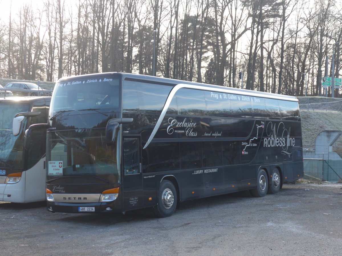 (167'759) - Aus Tschechien: Nobless Line, Praha - 4AK 2234 - Setra am 13. Dezember 2015 in Bern, CarTerminal P+R