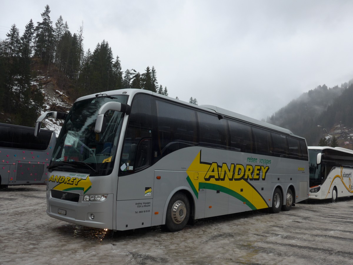 (168'353) - Andrey, Le Mouret - Nr. 2/FR 207'631 - Volvo am 9. Januar 2016 in Adelboden, ASB