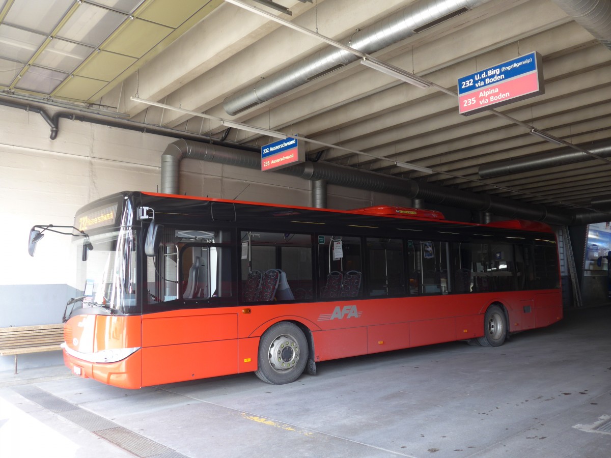 (168'850) - AFA Adelboden - Nr. 91/BE 26'704 - Solaris am 22. Februar 2016 im Autobahnhof Adelboden