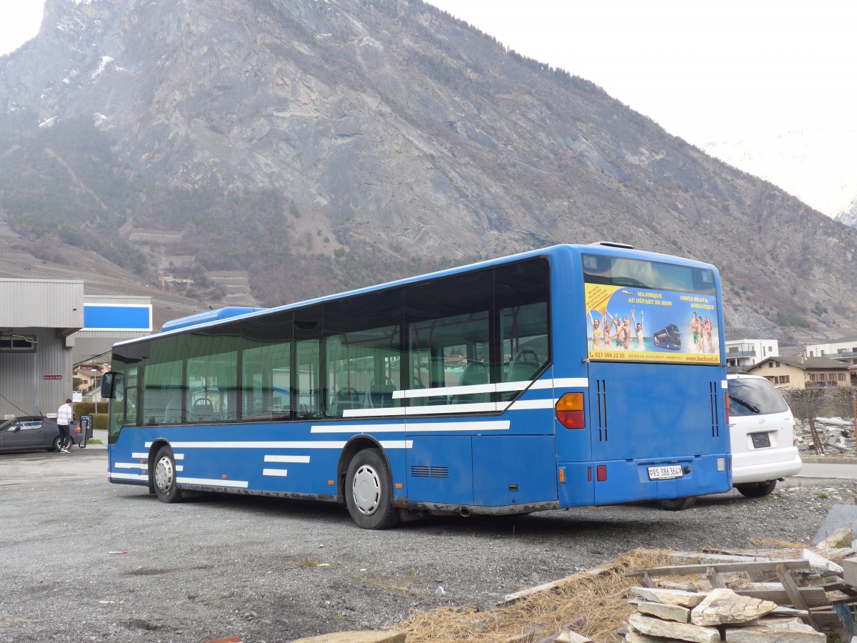 (169'051) - Buchard, Leytron - VS 386'364 - Mercedes (ex AFA Adelboden Nr. 91; ex AFA Adelboden Nr. 2) am 6. Mrz 2016 in Leytron, Garage