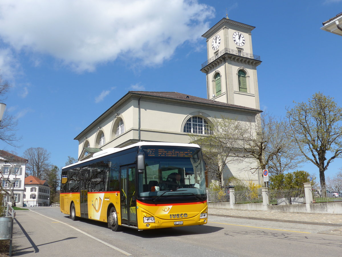 (169'909) - PostAuto Ostschweiz - AR 14'854 - Iveco am 12. April 2016 in Heiden, Post