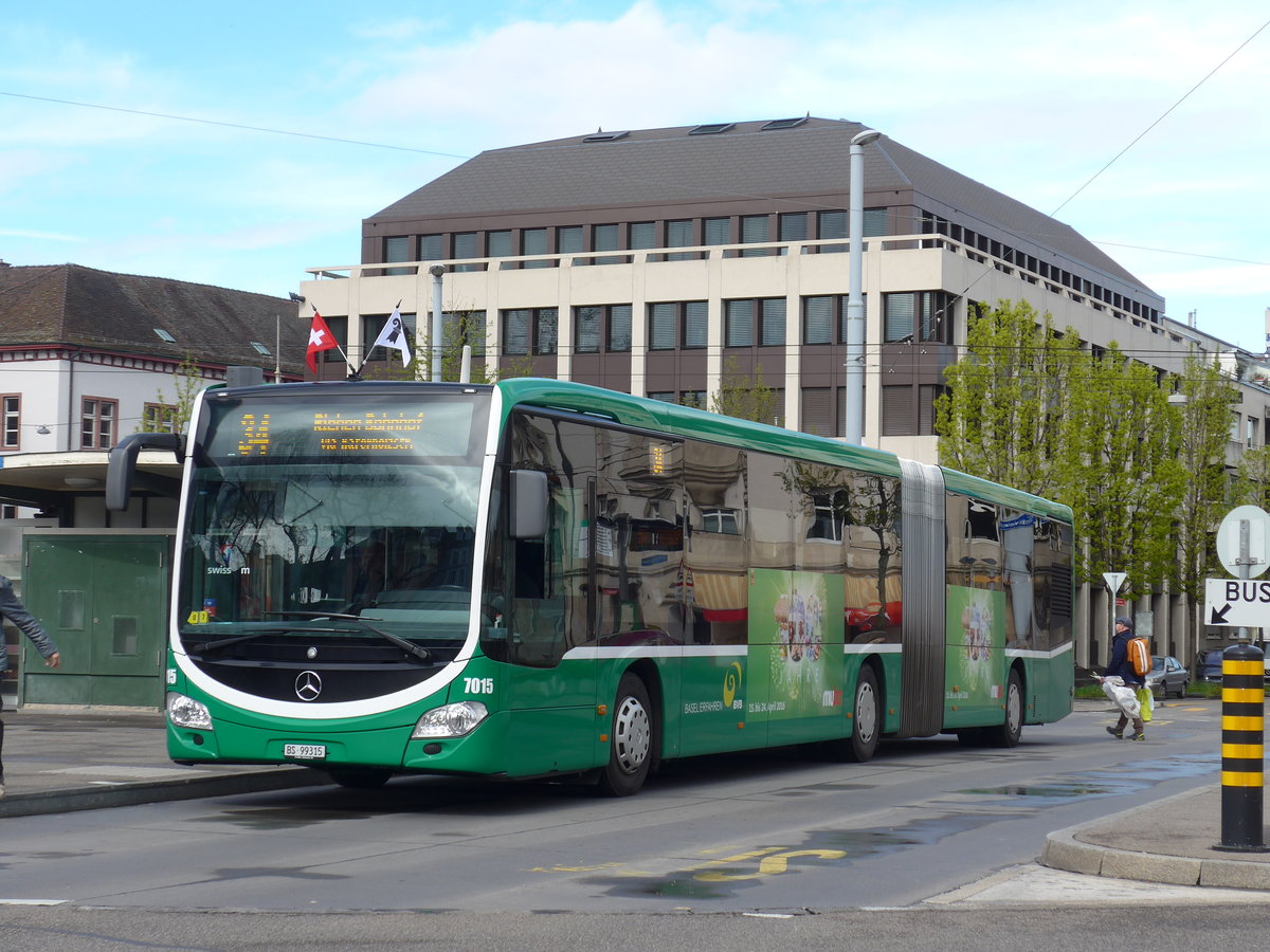 (170'100) - BVB Basel - Nr. 7015/BS 99'315 - Mercedes am 16. April 2016 in Basel, Wettsteinplatz