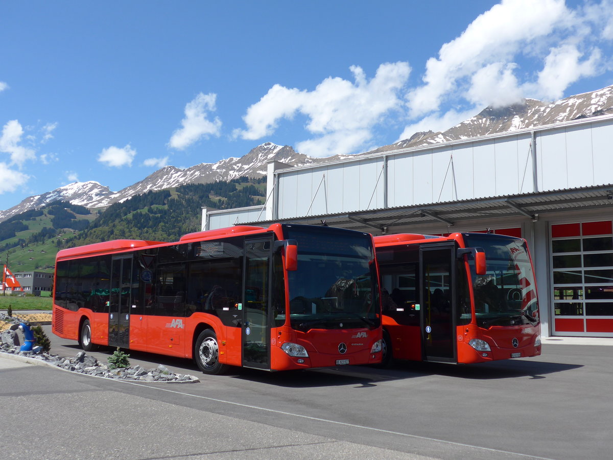 (170'450) - AFA Adelboden - Nr. 97/BE 923'927 - Mercedes am 10. Mai 2016 in Frutigen, Garage