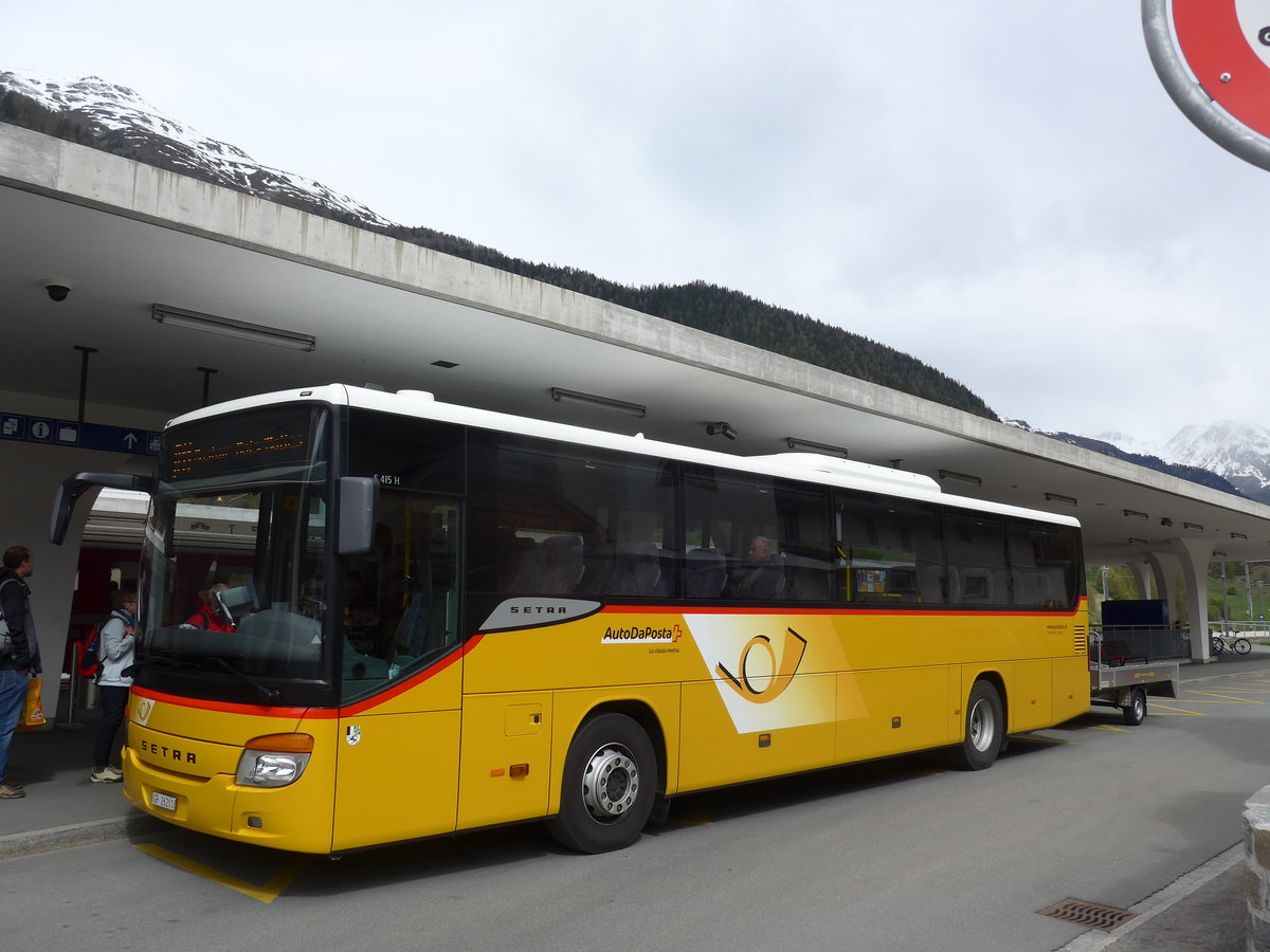 (170'895) - Terretaz, Zernez - GR 26'201 - Setra am 16. Mai 2016 beim Bahnhof Zernez