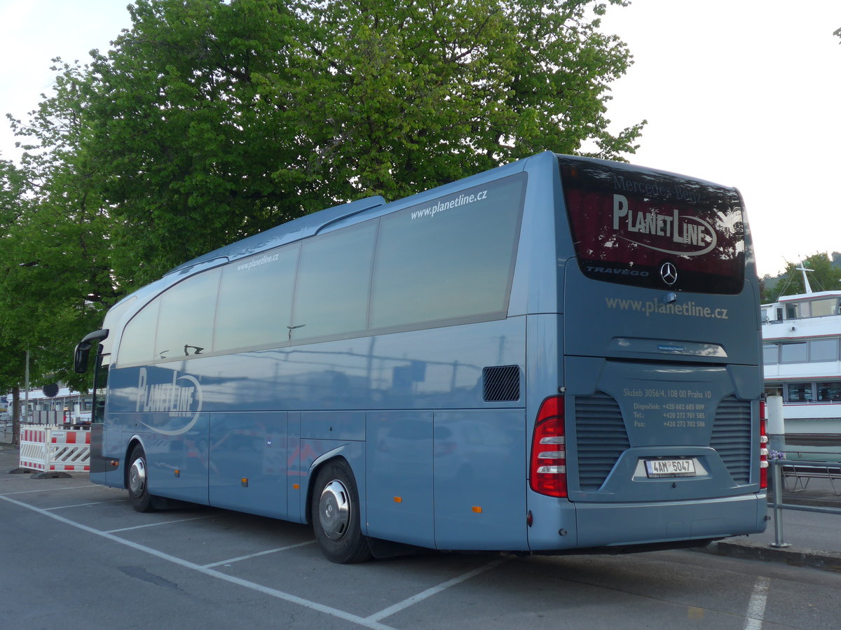 (170'981) - Aus Tschechien: PlanetLine, Praha - 4AM 5047 - Mercedes am 18. Mai 2016 in Thun, CarTerminal