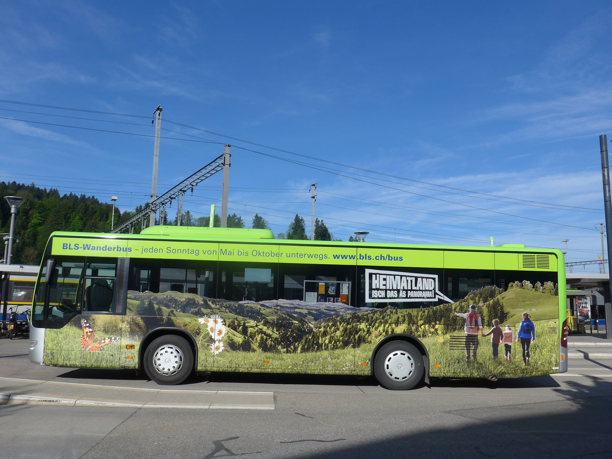 (171'213) - Busland, Burgdorf - Nr. 205/BE 737'205 - Mercedes am 22. Mai 2016 beim Bahnhof Langnau