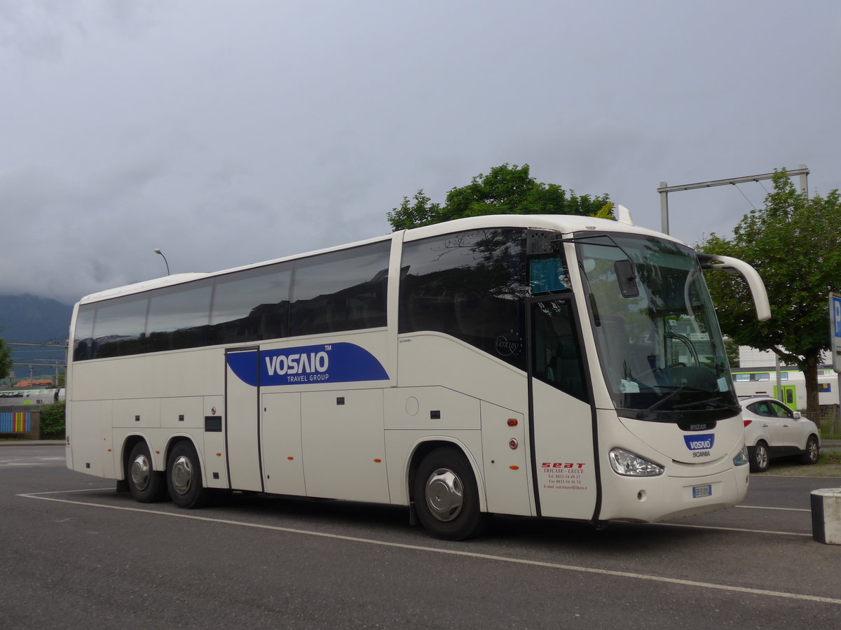 (171'534) - Aus Italien: Seat, Tricase - EB-310 YL - Scania/Irizar am 31. Mai 2016 in Thun, Seestrasse