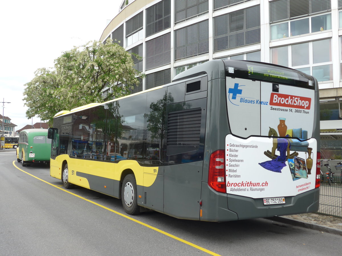 (171'538) - STI Thun - Nr. 180/BE 752'180 - Mercedes am 31. Mai 2016 bei der Schifflndte Thun