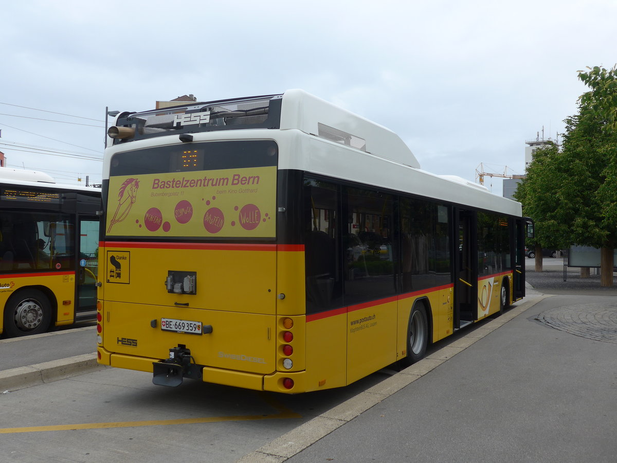 (171'767) - Klopfstein, Laupen - Nr. 6/BE 669'359 - Hess am 13. Juni 2016 beim Bahnhof Ddingen