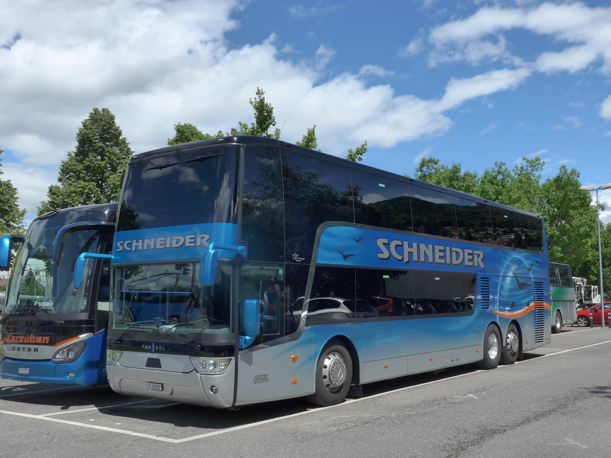 (171'882) - Schneider, Langendorf - SO 82'002 - Van Hool am 17. Juni 2016 in Thun, Seestrasse