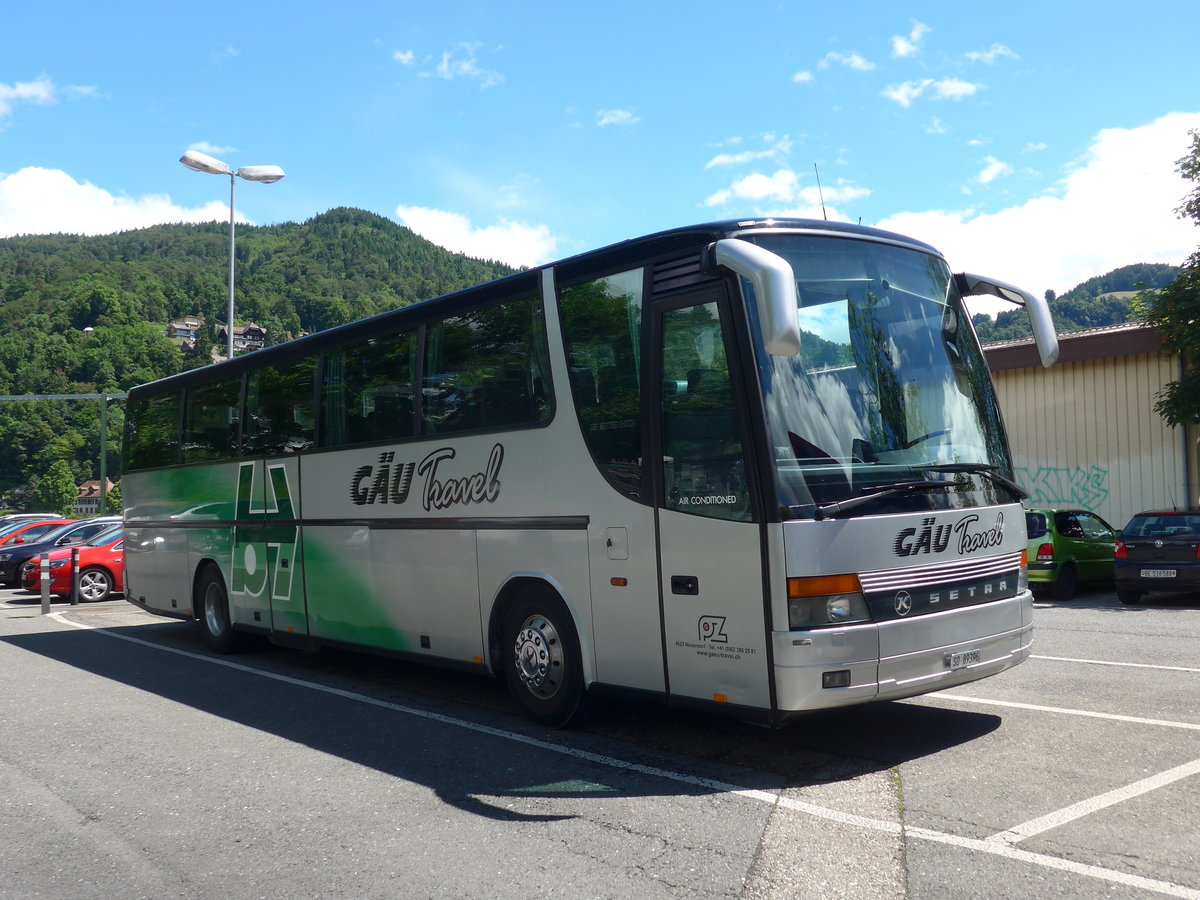 (171'884) - Gu Travel, Neuendorf - SO 89'396 - Setra (ex Bucher, Luzern) am 17. Juni 2016 in Thun, Seestrasse