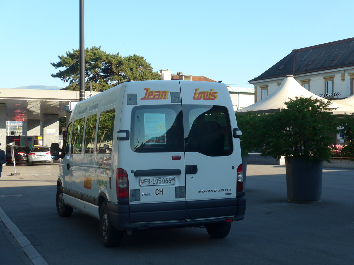 (173'078) - Jean-Louis, Ftigny - FR 105'066 - Opel am 16. Juli 2016 beim Bahnhof Yverdon