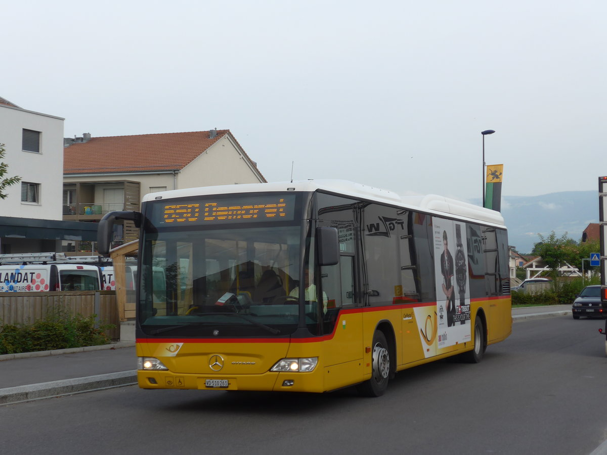 (173'254) - CarPostal Ouest - VD 510'261 - Mercedes am 22. Juli 2016 in Yvonand, Les Vergers