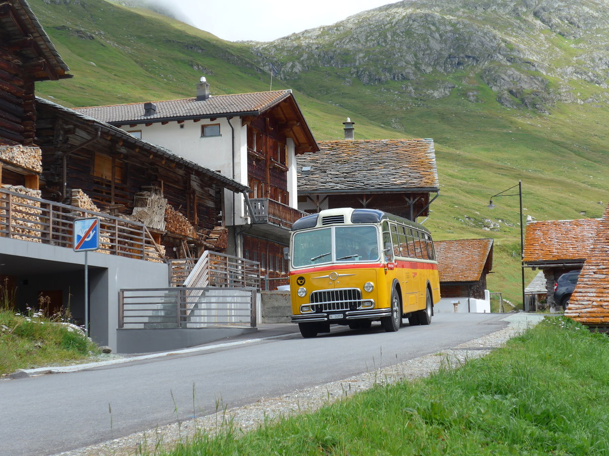 (174'212) - Tanner&Lambach, Reigoldswil - Nr. 2/BL 24'059 - FBW/R&J (ex Hunziker, Rschlikon; ex P 24'059) am 21. August 2016 in Juf